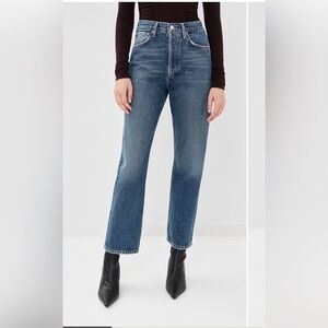 NWT AGOLDE 90s mid rise loose jeans